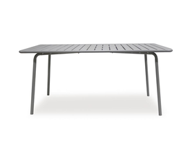 BRIO Slat Τραπέζι-Pro Κήπου - Βεράντας, Μέταλλο Βαφή Cool Grey 4C