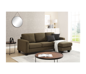 SENSO ΚΑΝΑΠΕΣ ΓΩΝΙΑ ΑΝΑΣΤΡΕΨΙΜΗ ΛΑΔΙ ΓΚΡΙ 217x143x86