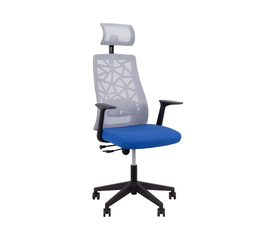 VITRIO ΚΑΡΕΚΛΑ ΓΡΑΦΕΙΟΥ ΓΚΡΙ ΜΠΛΕ 63x59x127