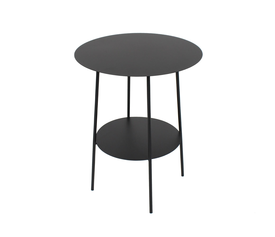 SIMPLE SIDE TABLE ΜΑΥΡΟ 40x40x50