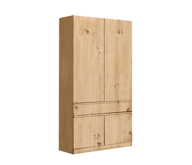 HERMES ΝΤΟΥΛΑΠΑ 2ΠΟΡΤΕΣ 1ΣΥΡΤΑΡΙ ARTISAN OAK 100x52x200