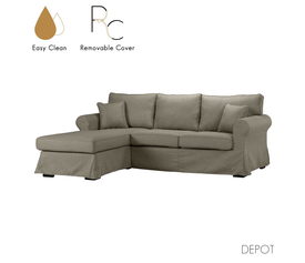 ASHLEY ΚΑΝΑΠΕΣ ΓΩΝΙΑ ΑΡΙΣΤΕΡΗ ΜΕ ΑΠΟΣΥΡΟΜΕΝΟ ΚΑΦΕ ΑΝΟΙΧΤΟ 236x171x91