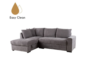 BILL ΚΑΝΑΠΕΣ ΚΡΕΒΑΤΙ ΓΩΝΙΑ ΑΡΙΣΤΕΡΗ STONE 241x173x94