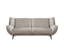 EMERALD Καναπές 3-θέσιος Σαλονιού - Καθιστικού, Ύφασμα Κοτλέ Μπεζ