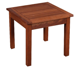 LUGANO Τραπεζάκι Βοηθητικό Ξαπλώστρας, Ξύλο Acacia Απόχρωση Καρυδί