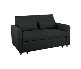 MOTTO Καναπές - Κρεβάτι Σαλονιού - Καθιστικού, Ύφασμα Ανθρακί 140x86x86 / Κρεβ.118x189x45cm