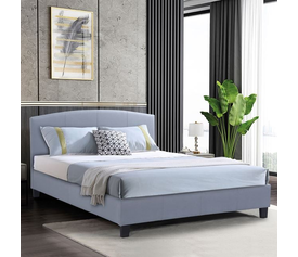 ODEON BED  (για στρώμα 140/150/160x200cm) Ύφασμα Γκρι  Προέλευση: P.R.C