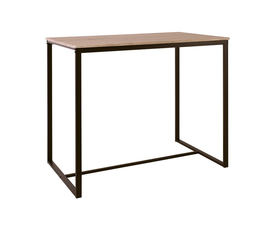 HENRY Τραπέζι BAR Μέταλλο Βαφή Σκούρο Καφέ - Sonoma