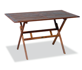 Ξύλινο Παραλ/μο Πτυσσόμενο Τραπέζι Acacia 120 x 70 x H72cm