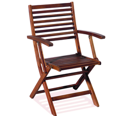 Ξύλινη Πτυσσόμενη Πολυθρόνα Χαμηλής Πλάτης Χωρίς Θέσεις, Acacia 58Χ56Χ89
