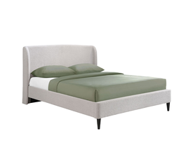 TEDDY ΚΡΕΒΑΤΙ (ΓΙΑ ΣΤΡΩΜΑ 160x200cm) ΓΚΡΙ ΑΝΟΙΧΤΟ 221x171.5x111