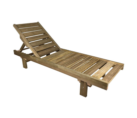 LUGANO Ξαπλώστρα Εμποτισμού Pine Απόχρωση Φυσικό