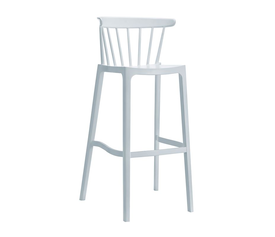 WEST Σκαμπό Bar, PP-UV Άσπρο