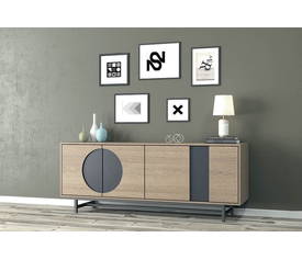 ΜΠΟΥΦΕΣ  ΑΠΟ ΔΡΥΣ EGLE 180X85X45 ΚΑΦΕ