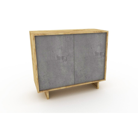 ΕΡΜΑΡΙΟ  TENTER ΜΕ 2 ΠΟΡΤΕΣ ΞΥΛΙΝΟ ΜΕΛΑΜΙΝΗ ΕΛΛΗΝΙΚΗΣ ΚΑΤΑΣΚΕΥΗΣ 100x42x87cm LNA