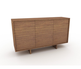 ΕΡΜΑΡΙΟ  TENTER ΜΕ 3 ΠΟΡΤΕΣ ΞΥΛΙΝΟ ΜΕΛΑΜΙΝΗ ΕΛΛΗΝΙΚΗΣ ΚΑΤΑΣΚΕΥΗΣ 150x42x87cm LNA