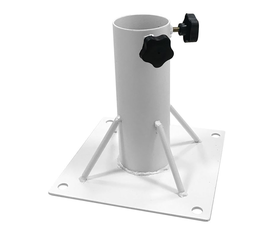 ΒΑΣΗ Ομπρέλας Ψάθινης Εδάφους Μέταλλο Άσπρο