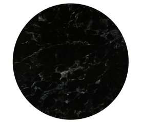 HPL (High Pressure Laminated) Επιφάνεια Τραπεζιού Απόχρωση Black Marble, UV