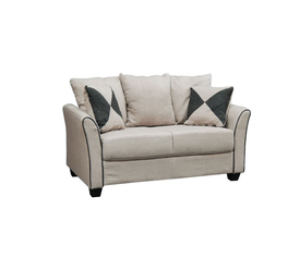 ASHLEY Καναπές Σαλονιού - Καθιστικού 2Θέσιος, Ύφασμα Μπεζ