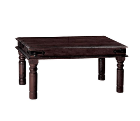 KAMI Τραπεζάκι Σαλονιού Καθιστικού, Ξύλο Sheesham Καρυδί