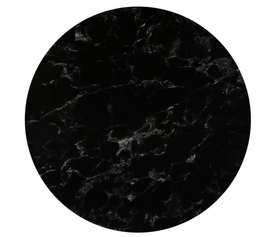 HPL (High Pressure Laminated) Επιφάνεια Τραπεζιού Απόχρωση Black Marble, UV