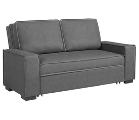 ALISON Καναπές - Κρεβάτι Σαλονιού - Καθιστικού, Pu-Nabuk Γκρι