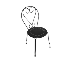 BISTRO Καρέκλα Μέταλλο Βαφή Μαύρο