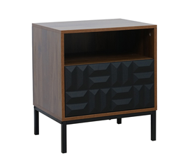 ZUMA ΚΟΜΟΔΙΝΟ ΚΑΡΥΔΙ ΜΑΥΡΟ 51.5x40x58.5