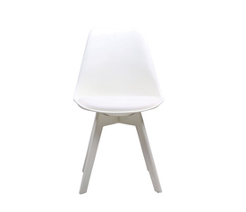 MARTIN-II Καρέκλα PP Άσπρο, Μονταρισμένη Ταπετσαρία