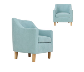 BETA Πολυθρόνα - Μπερζέρα Σαλονιού - Καθιστικού, Ύφασμα Ανοιχτό Βεραμάν