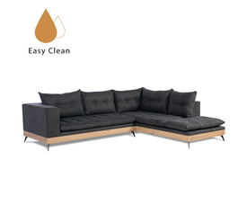 LEGNO ΚΑΝΑΠΕΣ ΓΩΝΙΑ ΔΕΞΙΑ ΑΝΘΡΑΚΙ POLO1322 290x240x80