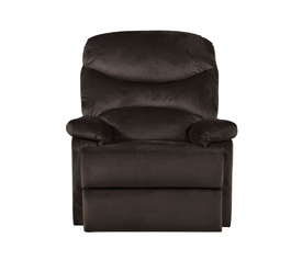 LUISA Πολυθρόνα Relax Σαλονιού - Καθιστικού Σκούρο Καφέ Velure