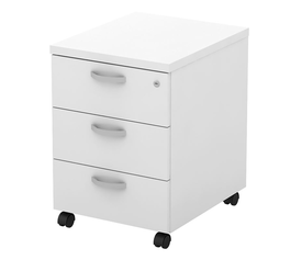 ΣΥΡΤΑΡΙΕΡΑ Τροχήλατη με 3 συρτάρια, Απόχρωση Άσπρο