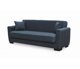 GALAXY Καναπές – Κρεβάτι με Αποθηκευτικό Χώρο, 3Θέσιος Ύφασμα Σκούρο Γκρι