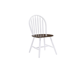 SALLY Καρέκλα Άσπρο - Καρυδί