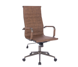 AVANT ΚΑΡΕΚΛΑ ΓΡΑΦΕΙΟΥ COFFEE GUNMETAL 55.5x63x118