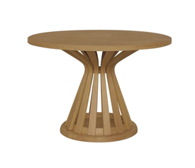 FABIO Τραπέζι Τραπεζαρίας, MDF Απόχρωση Φυσικό