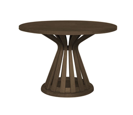 FABIO Τραπέζι Τραπεζαρίας, MDF Απόχρωση Καρυδί