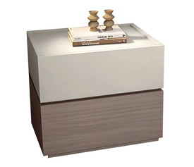 VANITY Κομοδίνο, Αποχρώσεων Sonoma Oak & Cream, με Αποσπώμενα χρωματικά Μέρη