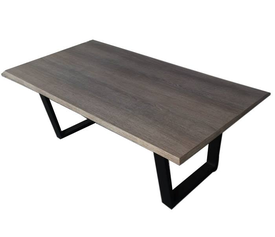 ΤΡΑΠΕΖΑΚΙ ΣΑΛΟΝΙΟΥ ΞΥΛΙΝΟ ΜΕΛΑΜΙΝΗ ΕΛΛΗΝΙΚΗΣ ΚΑΤΑΣΚΕΥΗΣ ΜΕ ΜΕΤΑΛΛΙΚΑ ΠΟΔΙΑ SRS IKAROS Νο.112 120*60*38