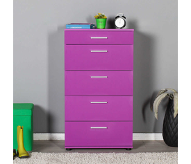 ΣΥΡΤΑΡΙΕΡΑ ΜΕ 5 ΣΥΡΤΑΡΙΑ ΜΩΒ (SIDE) Υλικό. Μοριοσανίδα με επένδυση μελαμίνης