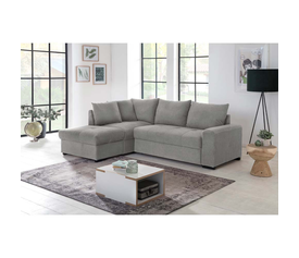 BILL ΚΑΝΑΠΕΣ ΚΡΕΒΑΤΙ ΓΩΝΙΑ ΑΡΙΣΤΕΡΗ ΓΚΡΙ 241x173x94