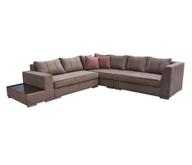 Γωνιακός καναπές ελληνικής κατασκευής 295*280*95 krj fedra