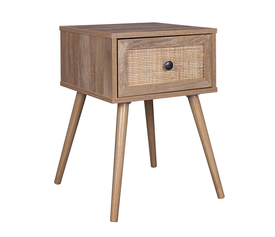 AMMOS ΚΟΜΟΔΙΝΟ 1ΣΥΡΤΑΡΙ ΦΥΣΙΚΟ ΜΕ RATTAN 40x35x61