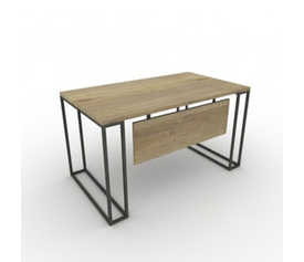 ΓΡΑΦΕΙΟ  ΜΕ ΜΕΤΑΛΛΙΚΑ ΠΟΔΙΑ  ΜΕΛΑΜΙΝΗ ΕΛΛΗΝΙΚΗΣ ΚΑΤΑΣΚΕΥΗΣ IRON LNA 140*80*75