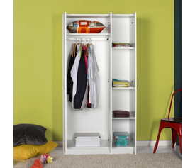 ΝΤΟΥΛΑΠΑ 3 ΦΥΛΛΗ (FIRST I) Μοριοσανίδα με επένδυση μελαμίνης 182Χ91Χ47 ΛΕΥΚΟ