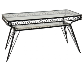 Γαλβανισμένο Παραλ/μο Τραπέζι Μασίφ 120 x 70 x H73cm