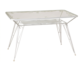 Γαλβανισμένο Παραλ/μο Τραπέζι Μασίφ 120 x 70 x 73cm