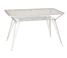 Γαλβανισμένο Παραλ/μο Τραπέζι Μασίφ 140 x 70 x 73cm