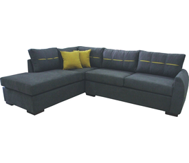 Γωνιακός καναπές ελληνικής κατασκευής 285*220*90 krj matil